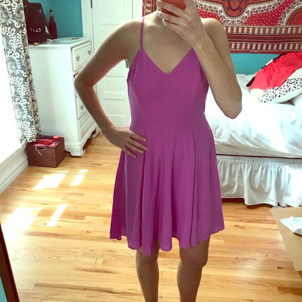 Fun purple summer dress